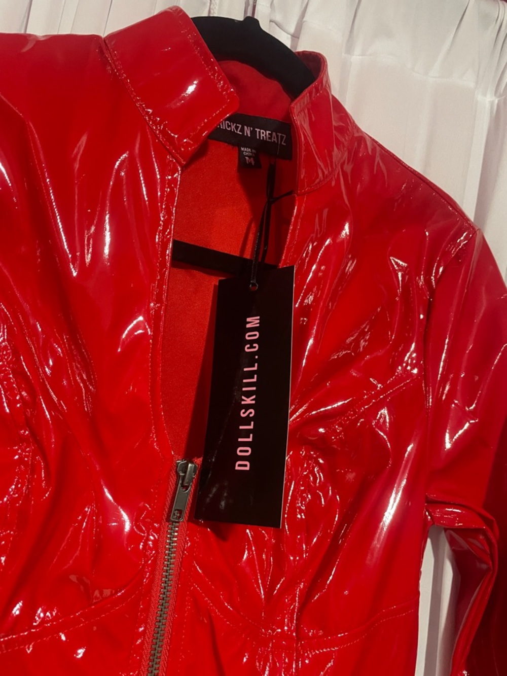 Dolls Kill latex trench coat - Picture 5 of 5